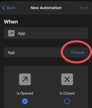 Choose the Apps you don't want Notifications for